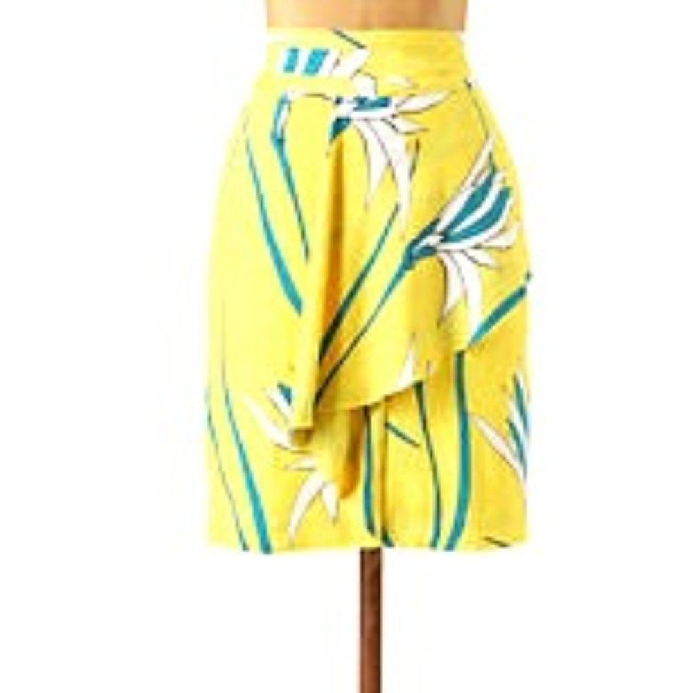 Anthropologie Sariah Tropical Skirt